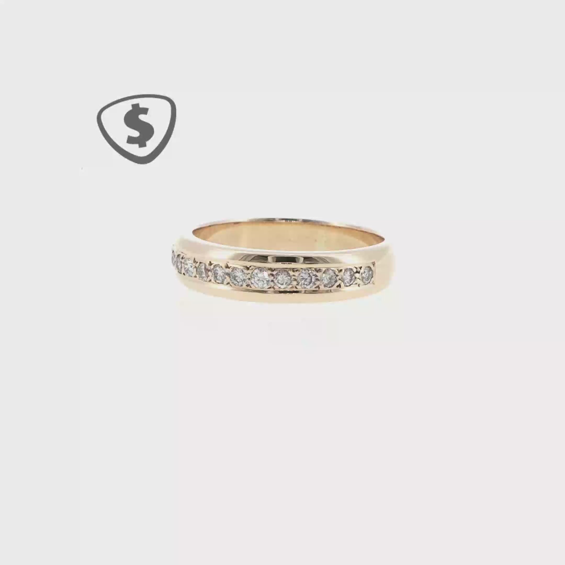 9ct Yellow Gold Eternity Ring