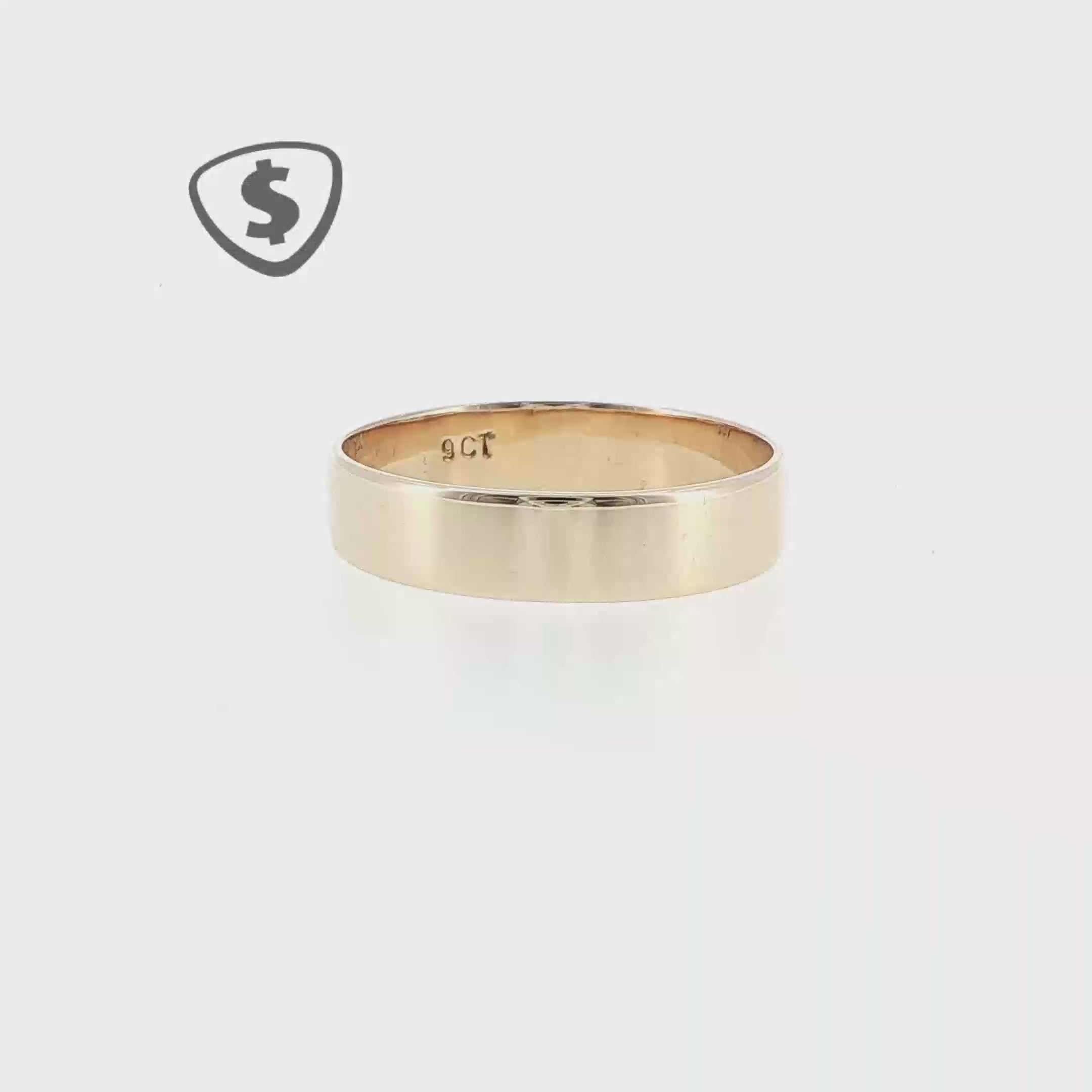 9ct Yellow Gold Wedding Ring