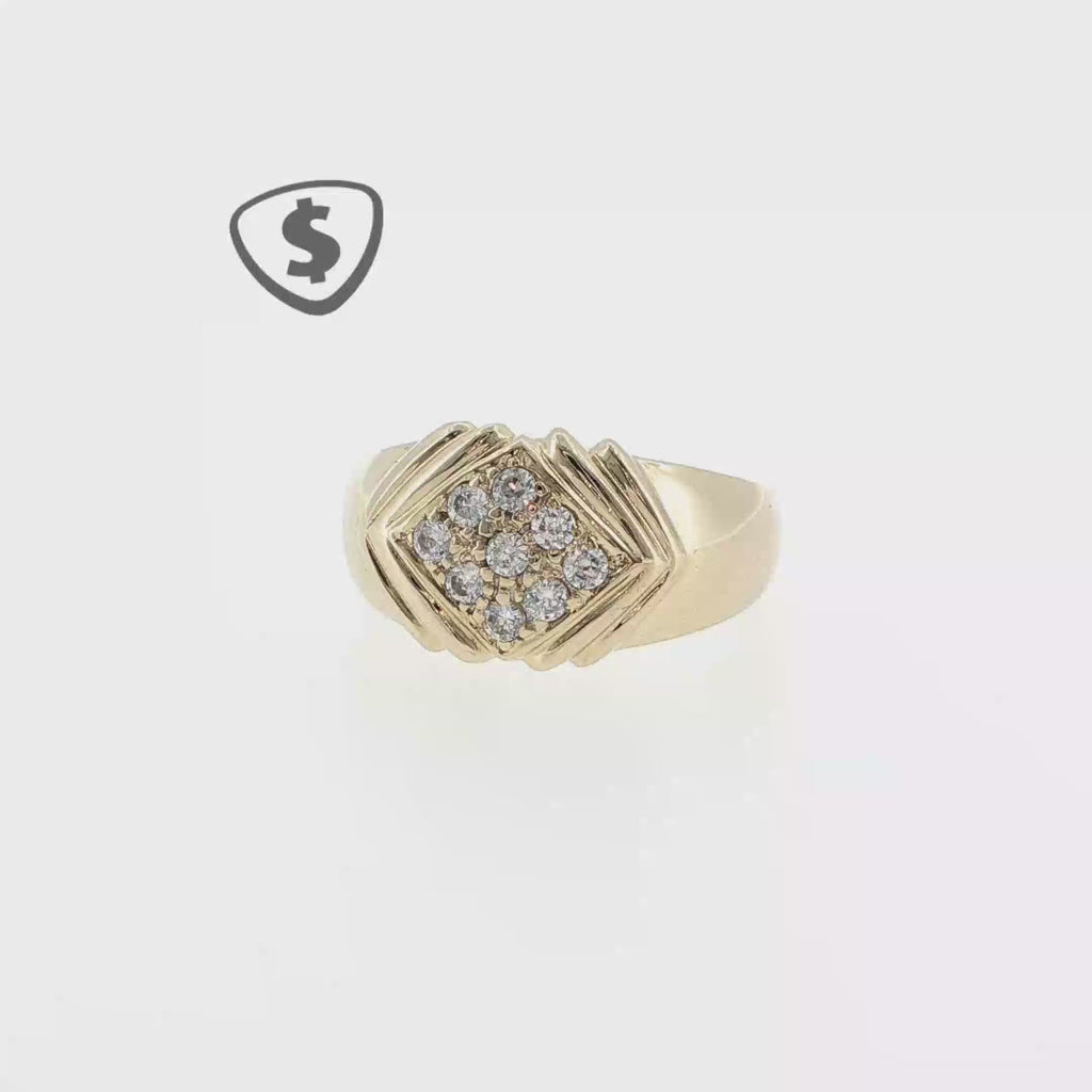9ct Yellow Gold Dress Ring