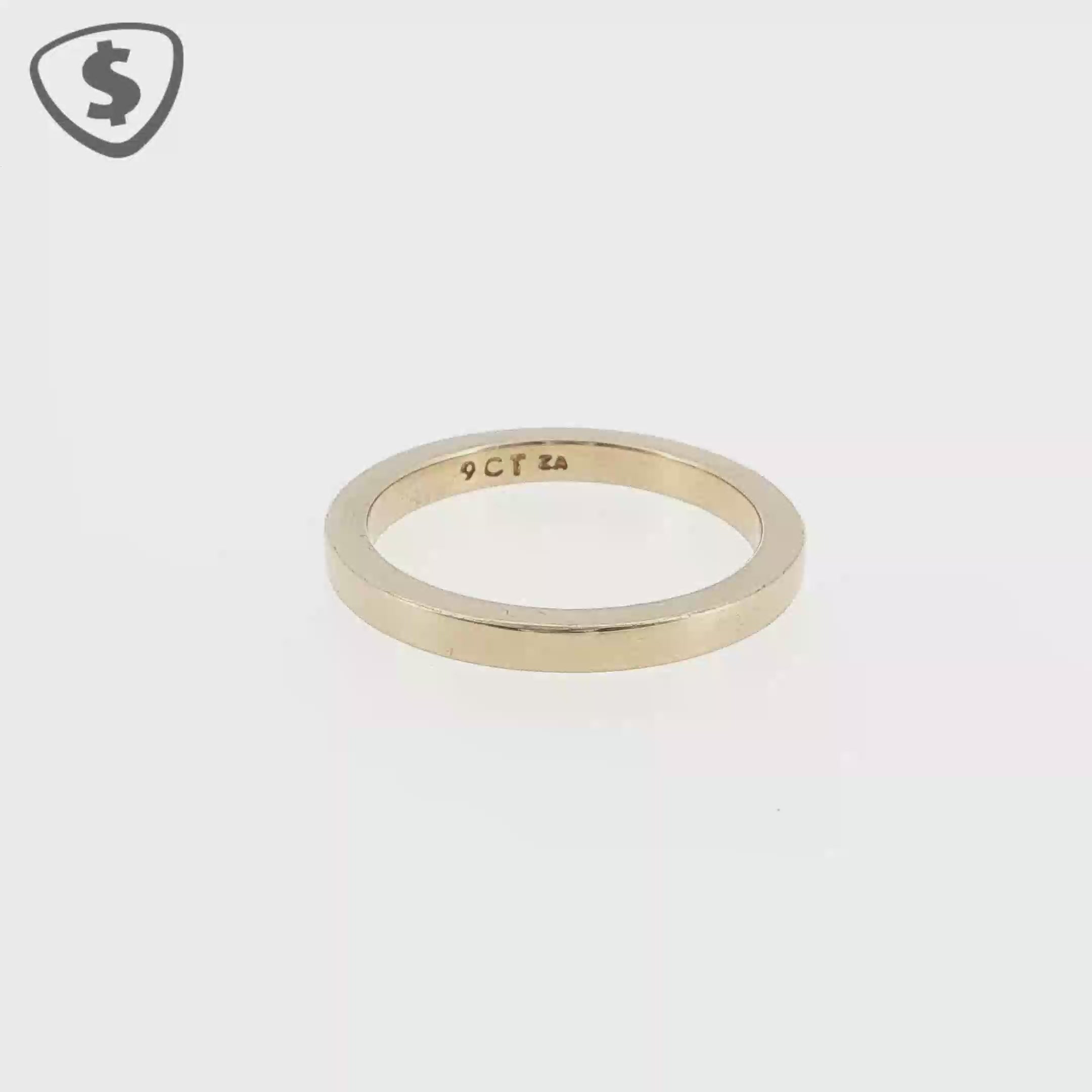 9ct Yellow Gold Band Ring