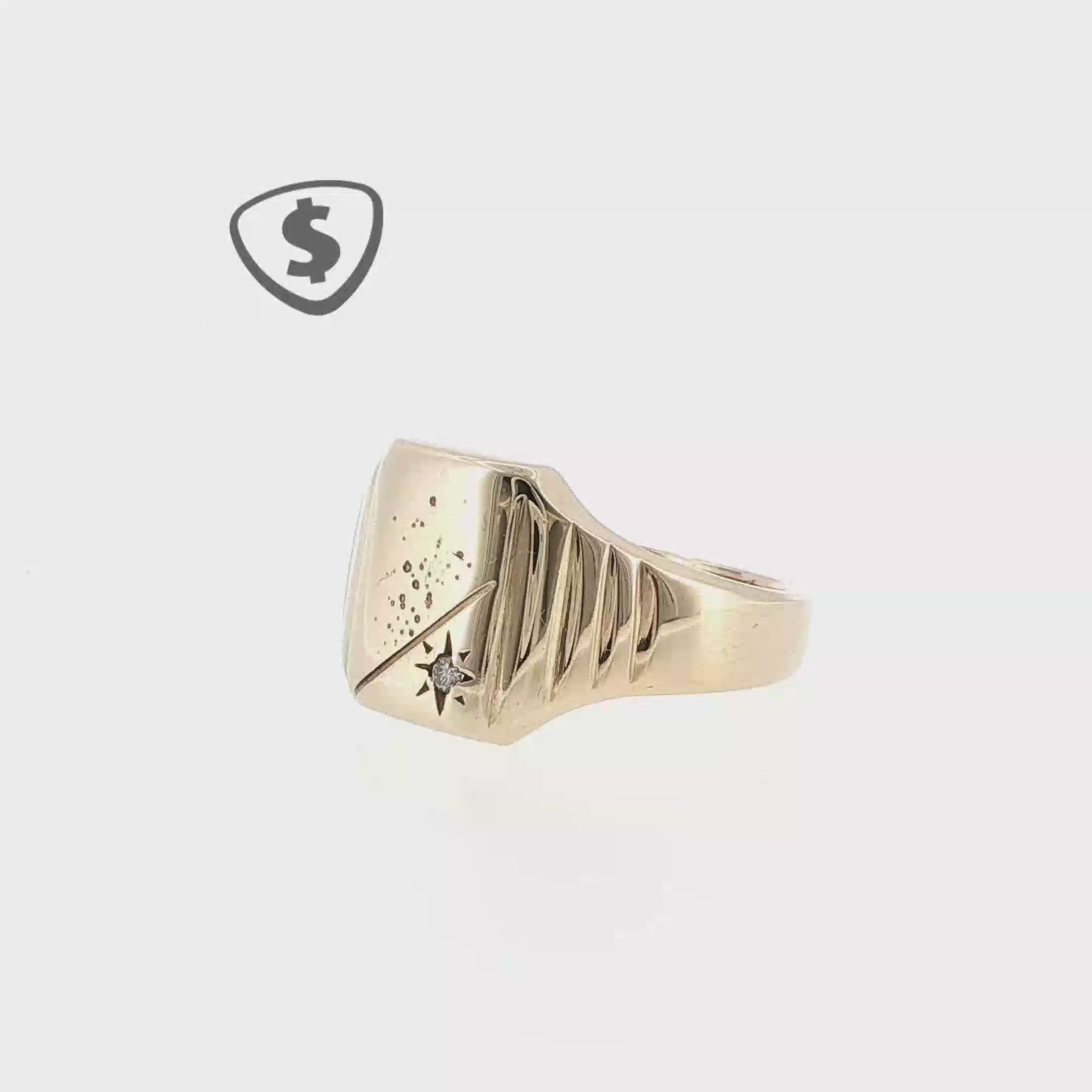 9ct Yellow Gold Signet Ring