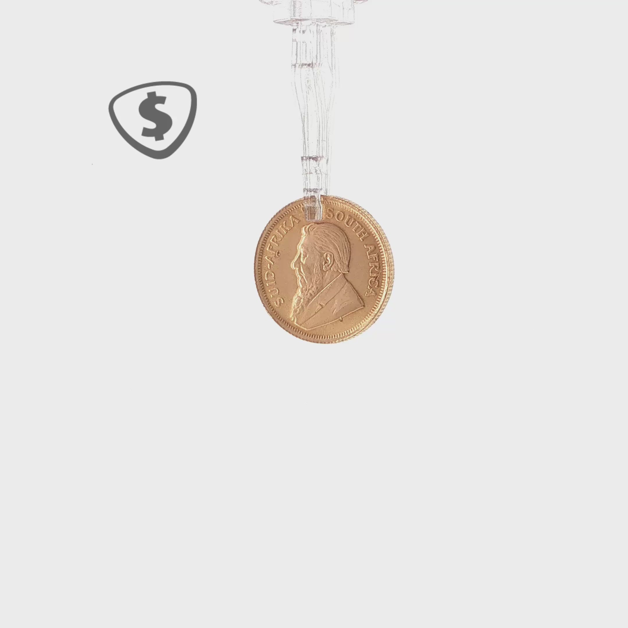 South African Krugerrand 22ct Yellow Gold Coin