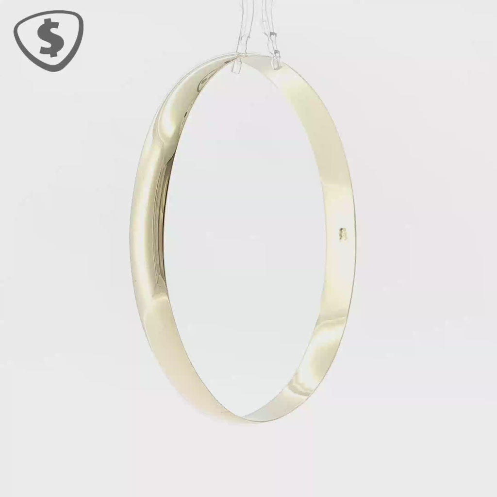 9ct Yellow Gold 7mm Slip On Bangle