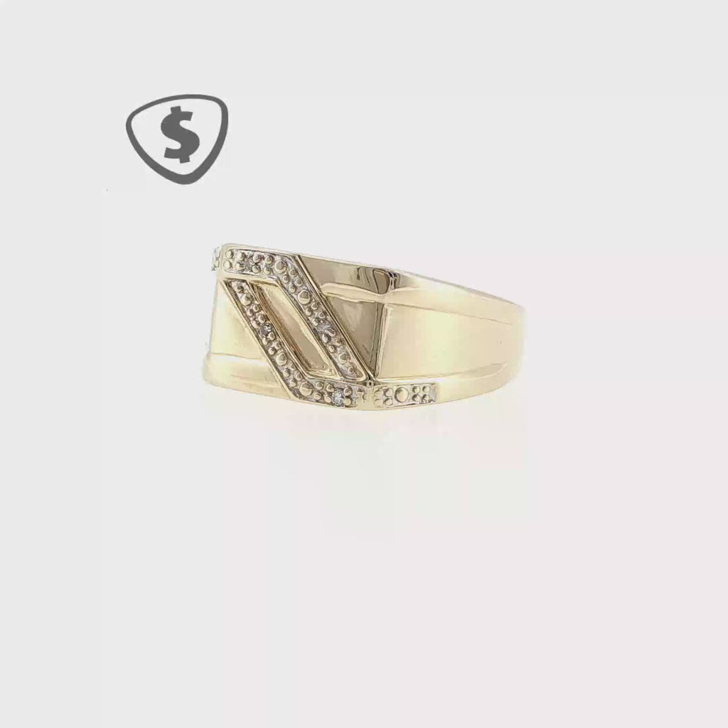 9ct Yellow Gold Signet Ring