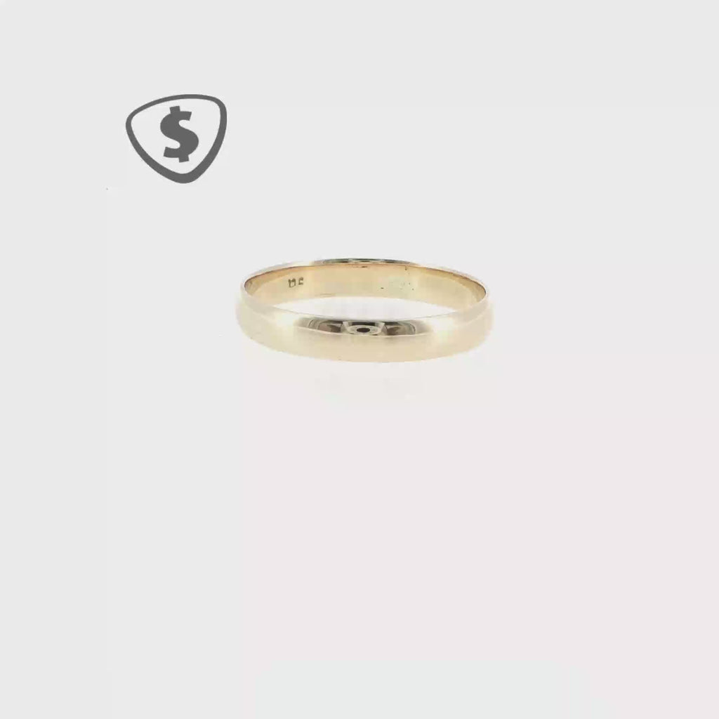 9ct Yellow Gold Classic Polished Band Ring