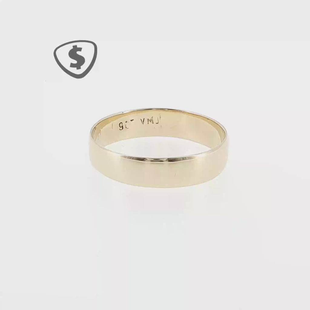 9ct Yellow Gold Wedding Ring