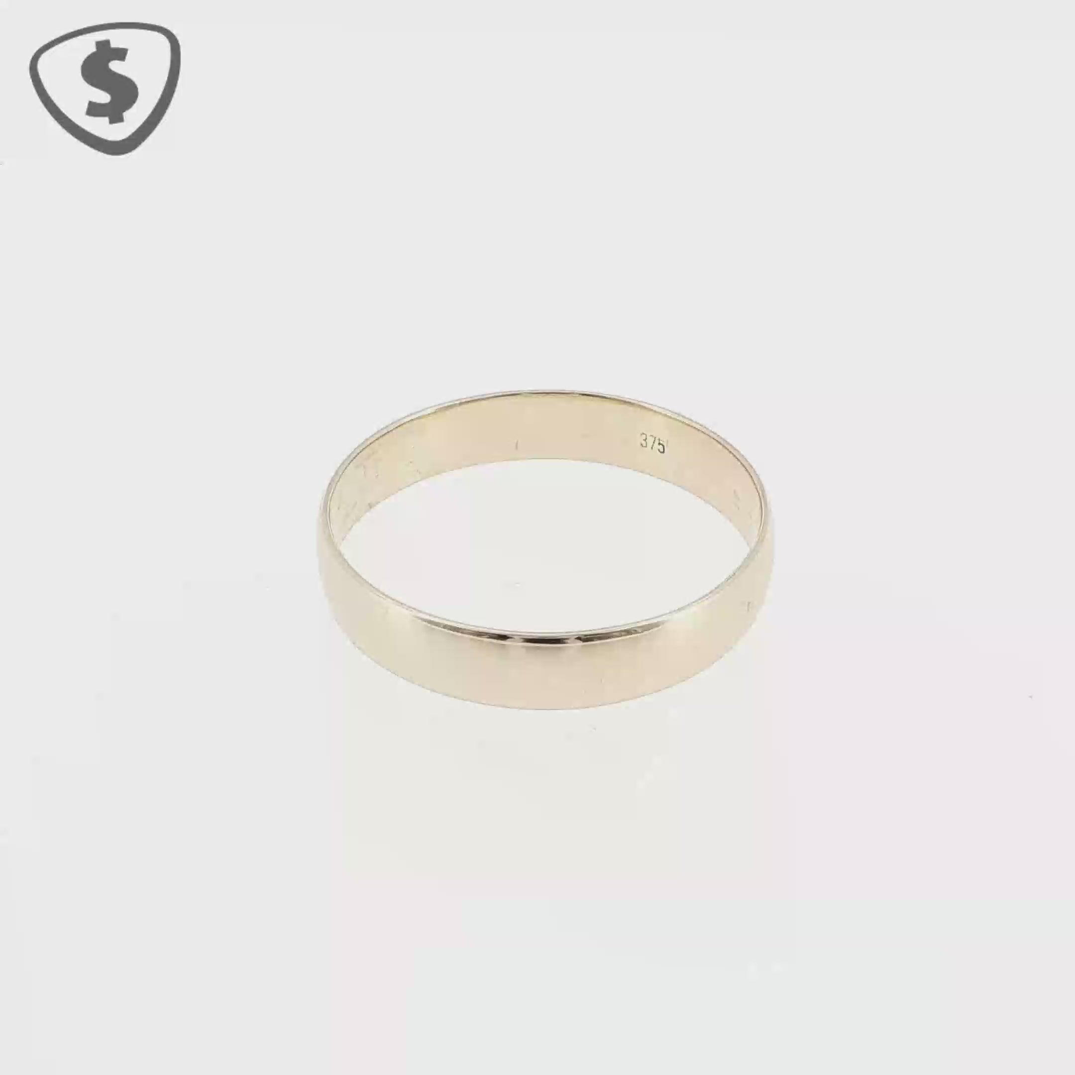 9ct Classic Yellow Gold Band Ring