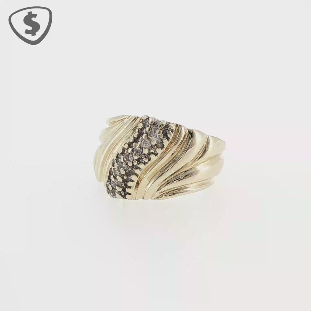 9ct Yellow Gold Cocktail Ring