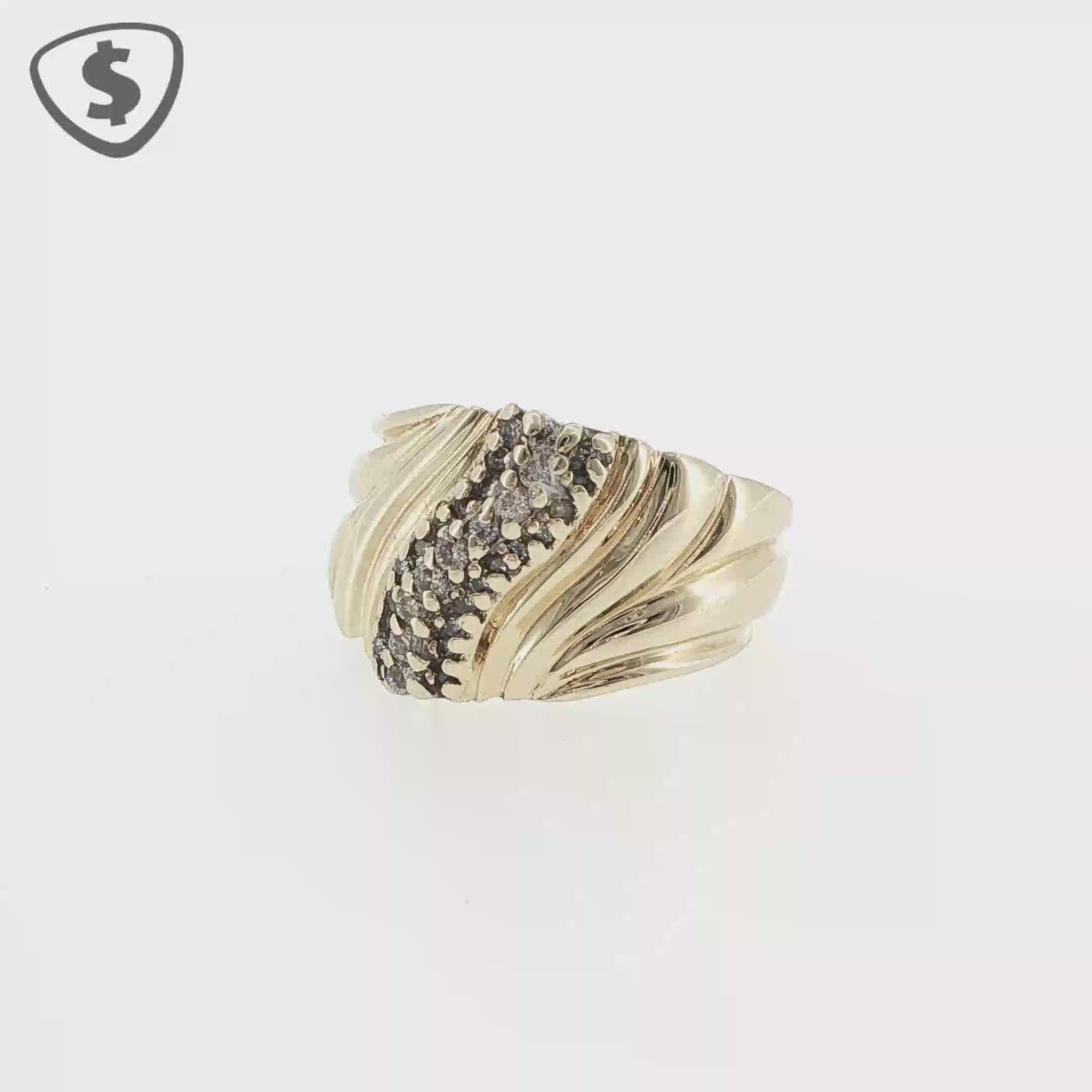 9ct Yellow Gold Cocktail Ring