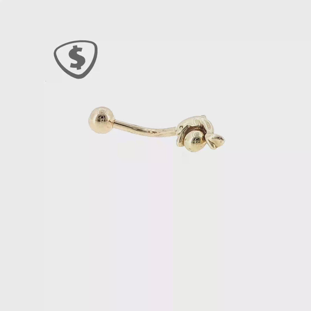 9ct Yellow Gold Belly Ring