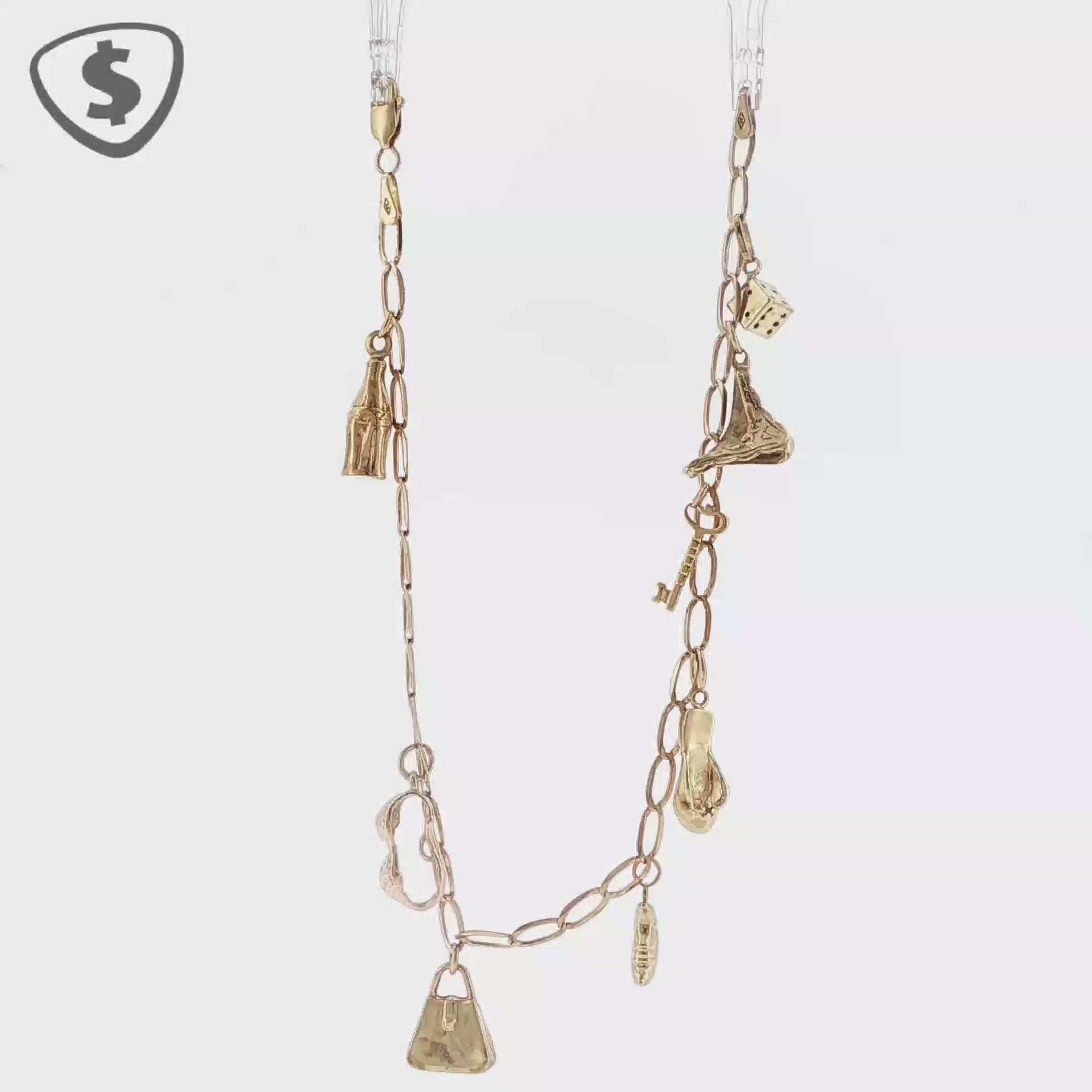 9ct Yellow Gold Charm Bracelet