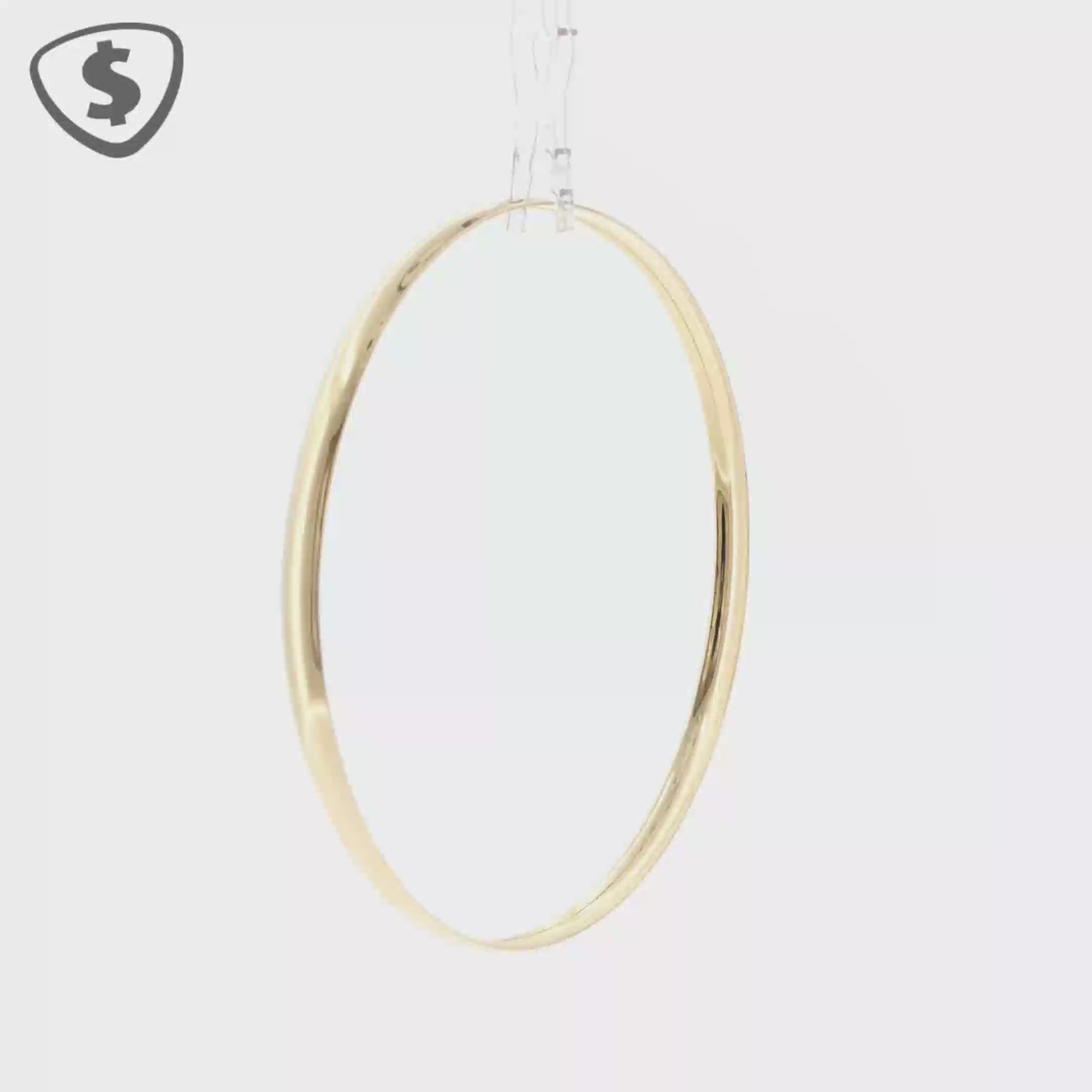 Classic 9ct Yellow Gold Polished 4mm Bangle