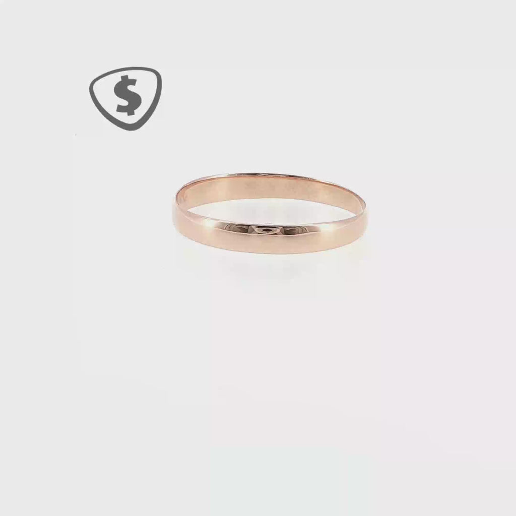 9ct Rose Gold Wedding Ring