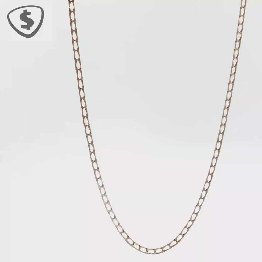 9ct Yellow Gold 2mm Necklace