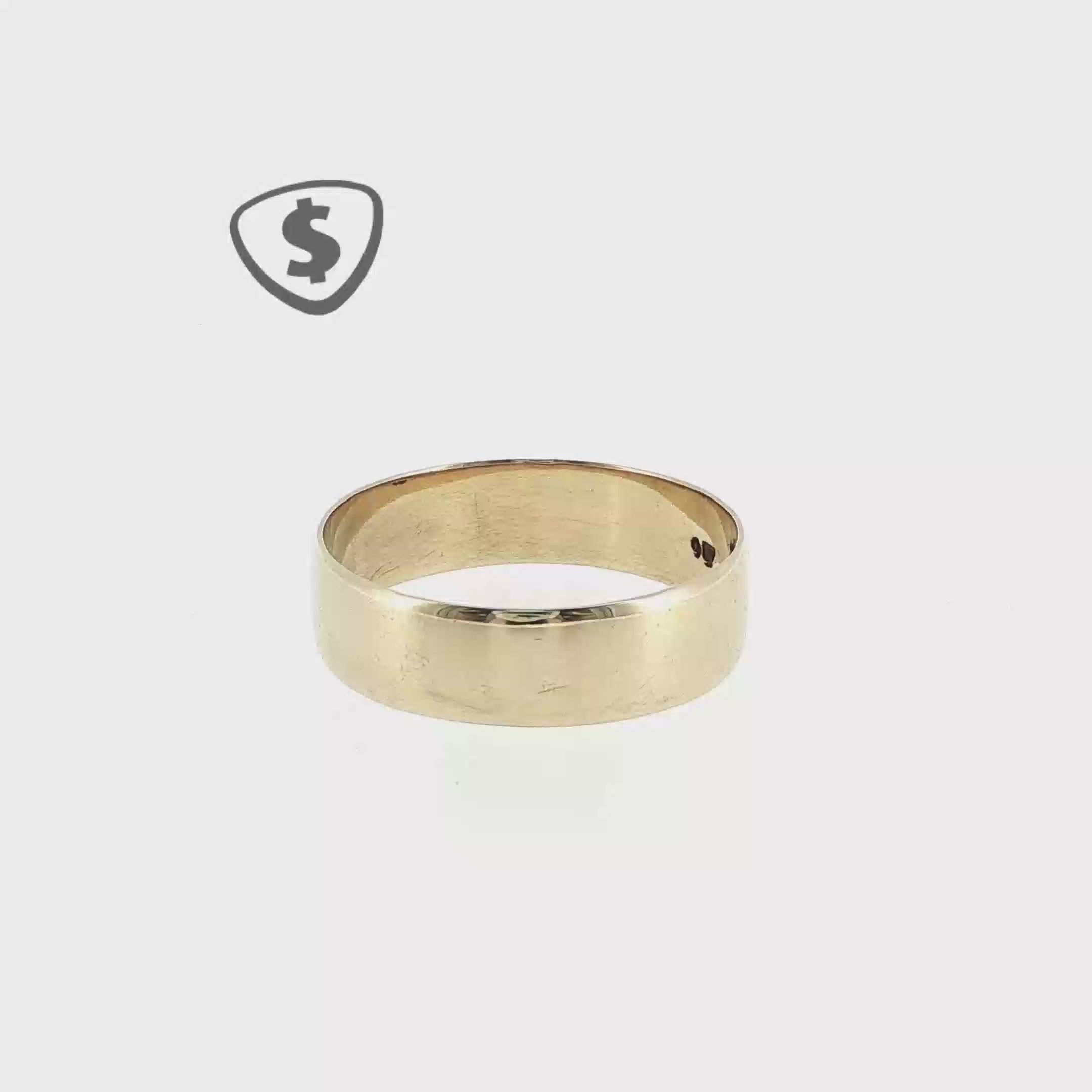 9ct Yellow Gold Wedding Ring