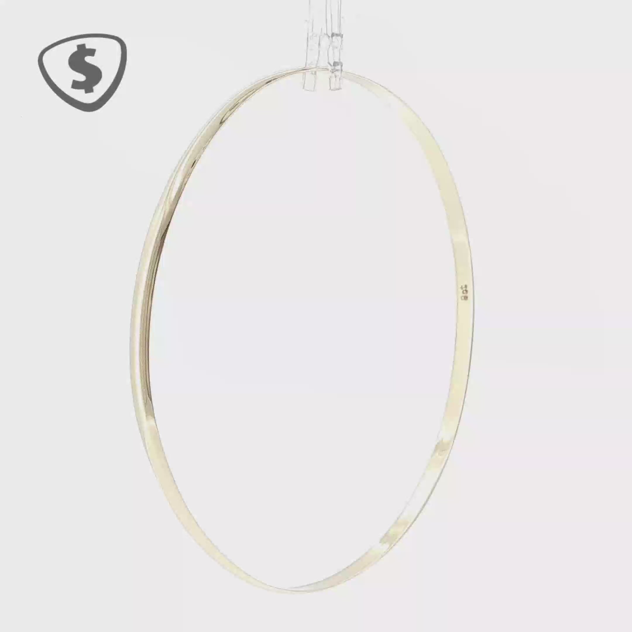 9ct Yellow Gold Classic 3mm Thin Bangle
