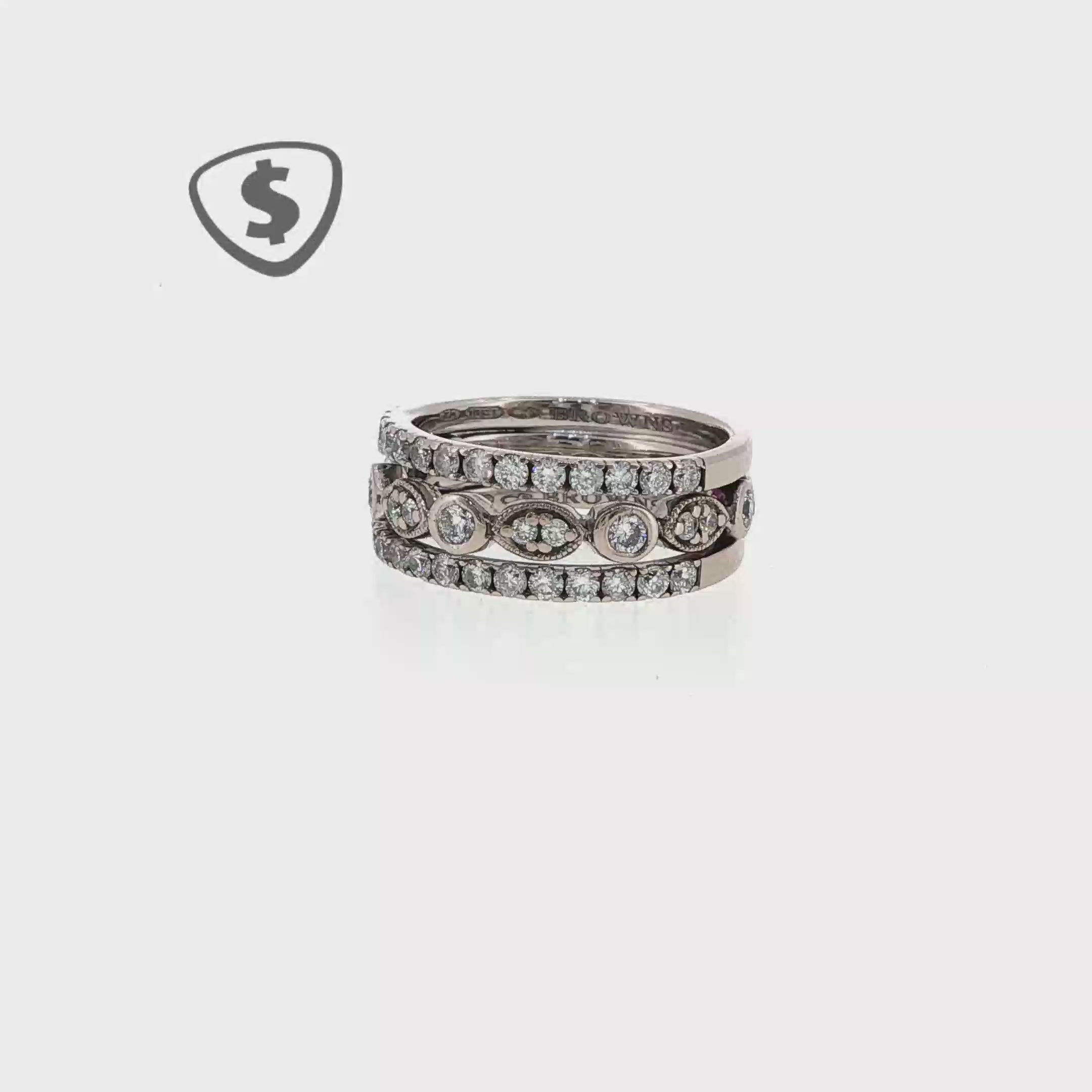 18ct White Gold Diamond Eternity Ring
