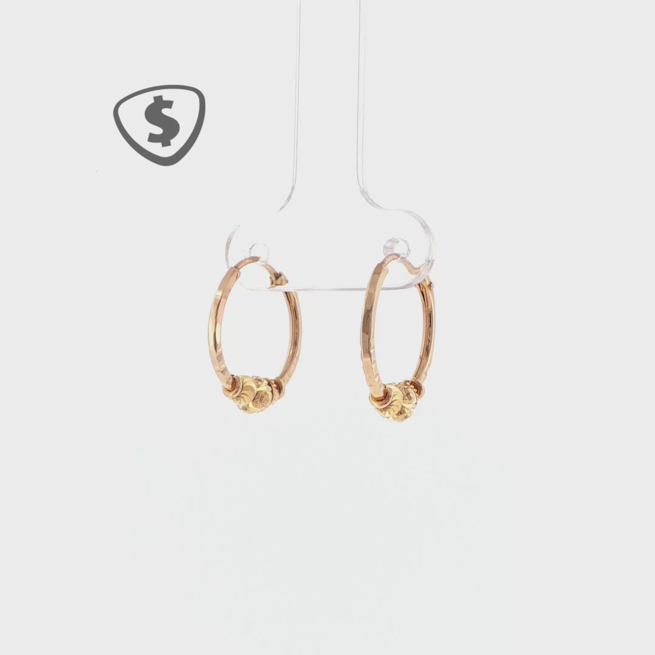 18ct Yellow Gold Earrings