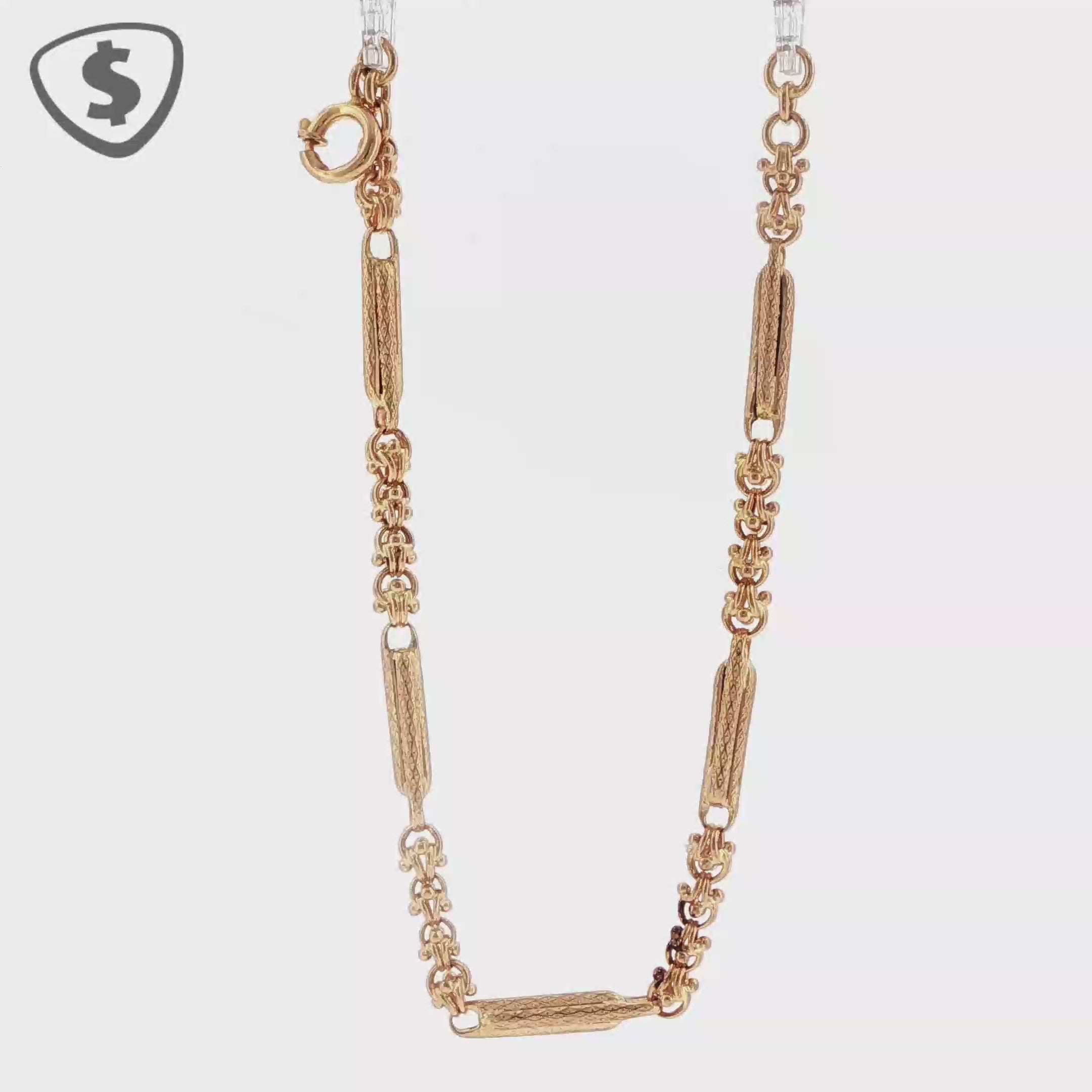 18ct Yellow Gold Tulip Bracelet
