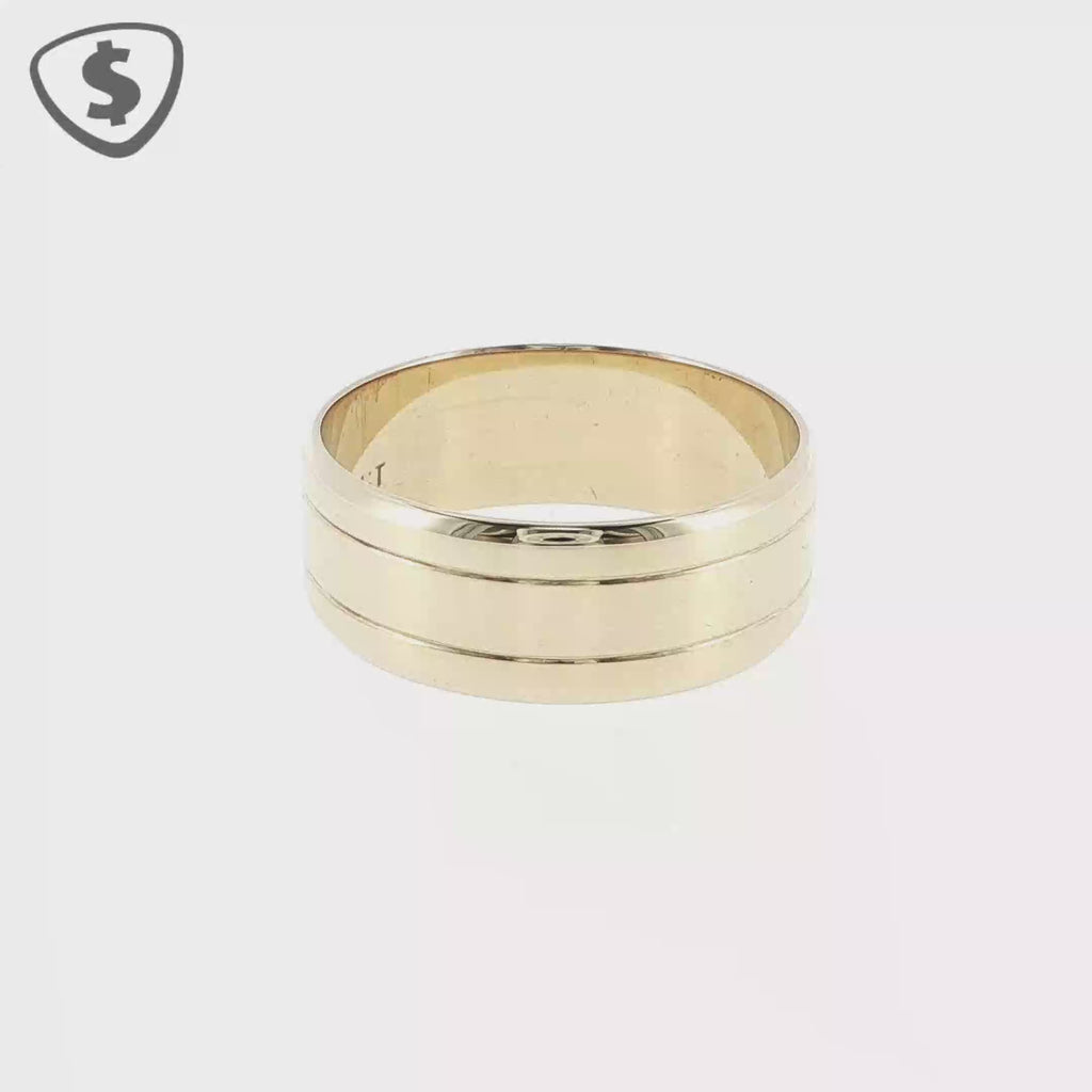 9ct Yellow Gold Band Ring