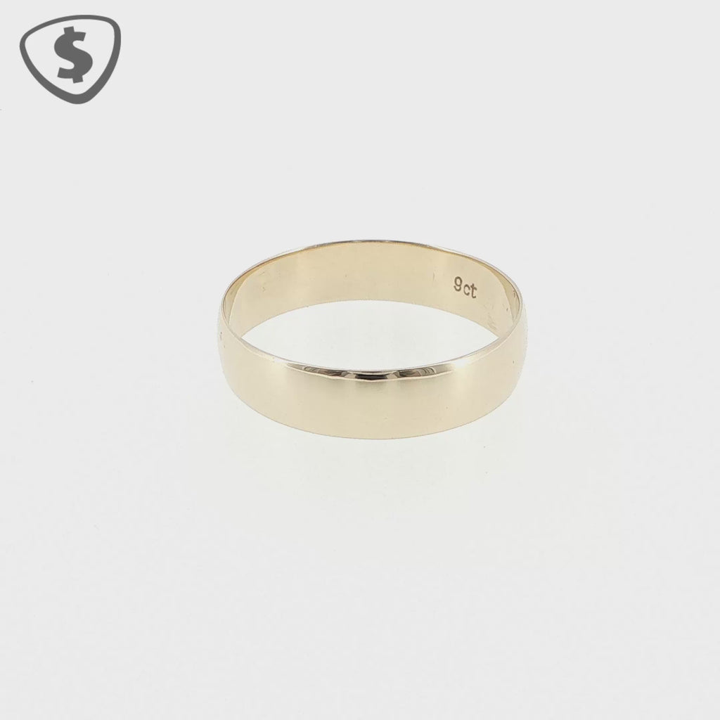 9ct Yellow Gold Classic Wedding Ring