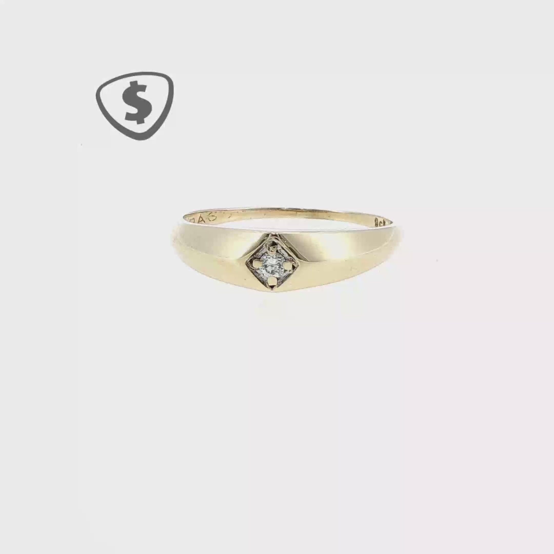 9ct Yellow Gold Signet Ring