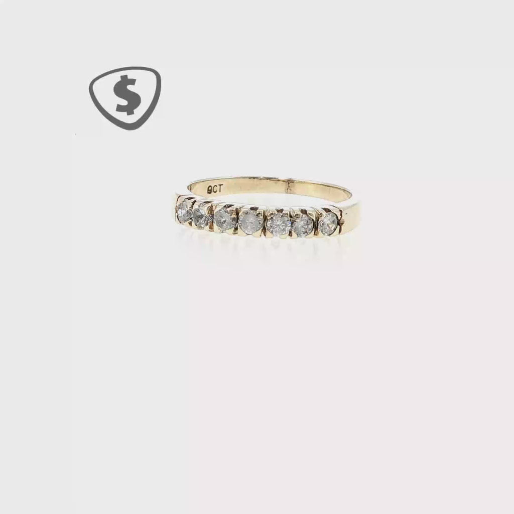 9ct Yellow Gold Eternity Ring