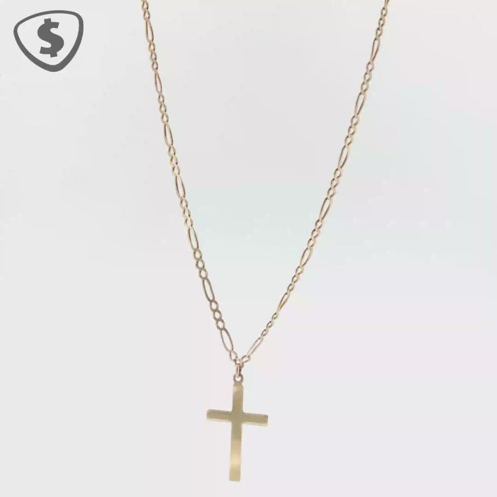 9ct Yellow Gold Pendant and Necklace