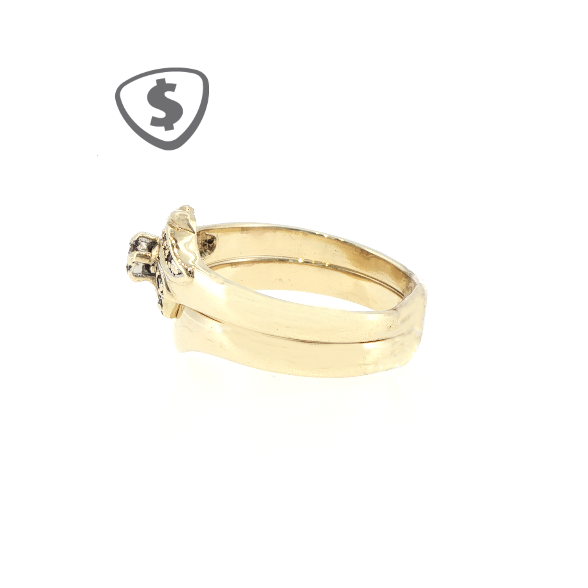 9ct Yellow Gold Blue Topaz Halo Cocktail Ring