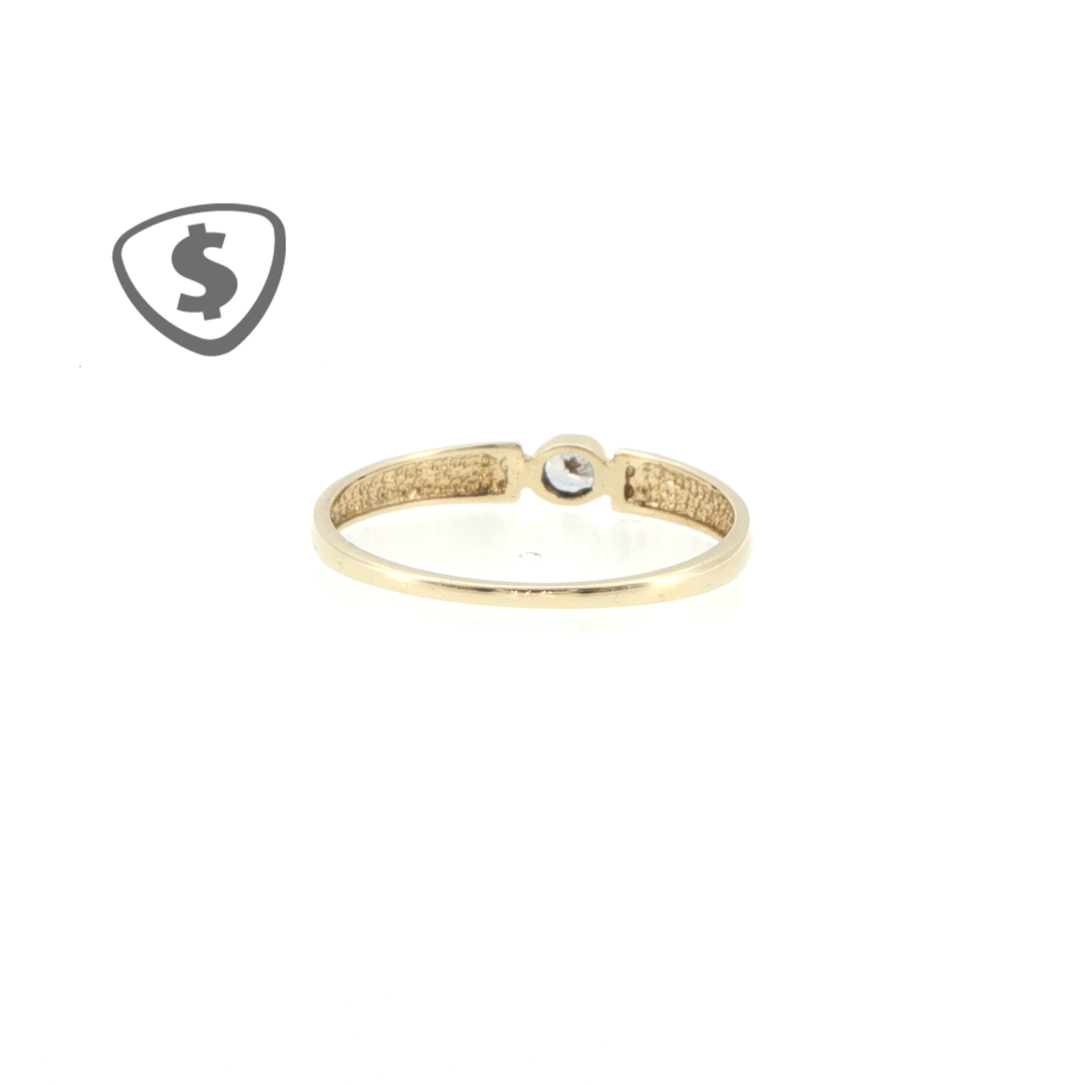 Bezel-Set Solitaire Ring in 9ct Yellow Gold
