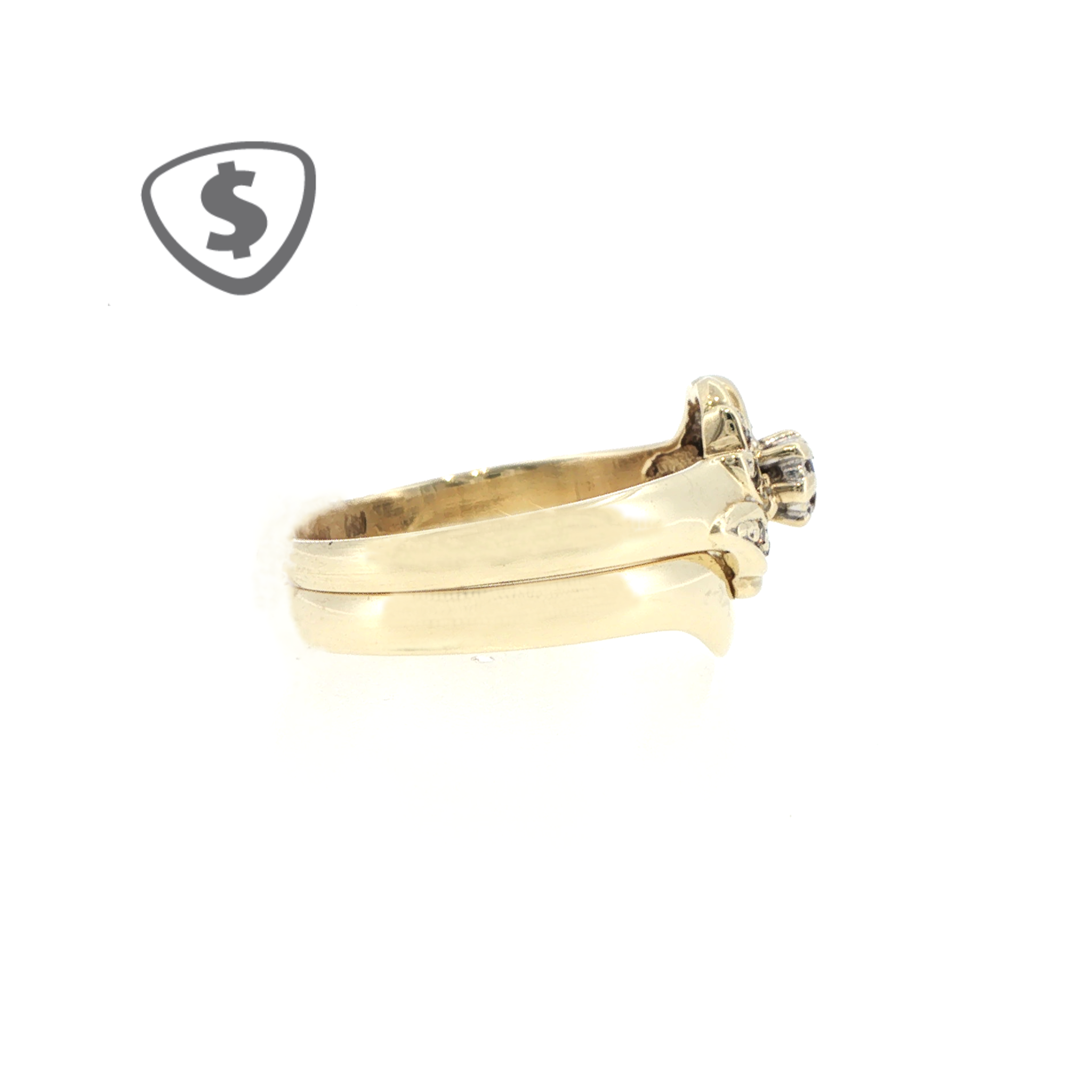 9ct Yellow Gold Blue Topaz Halo Cocktail Ring