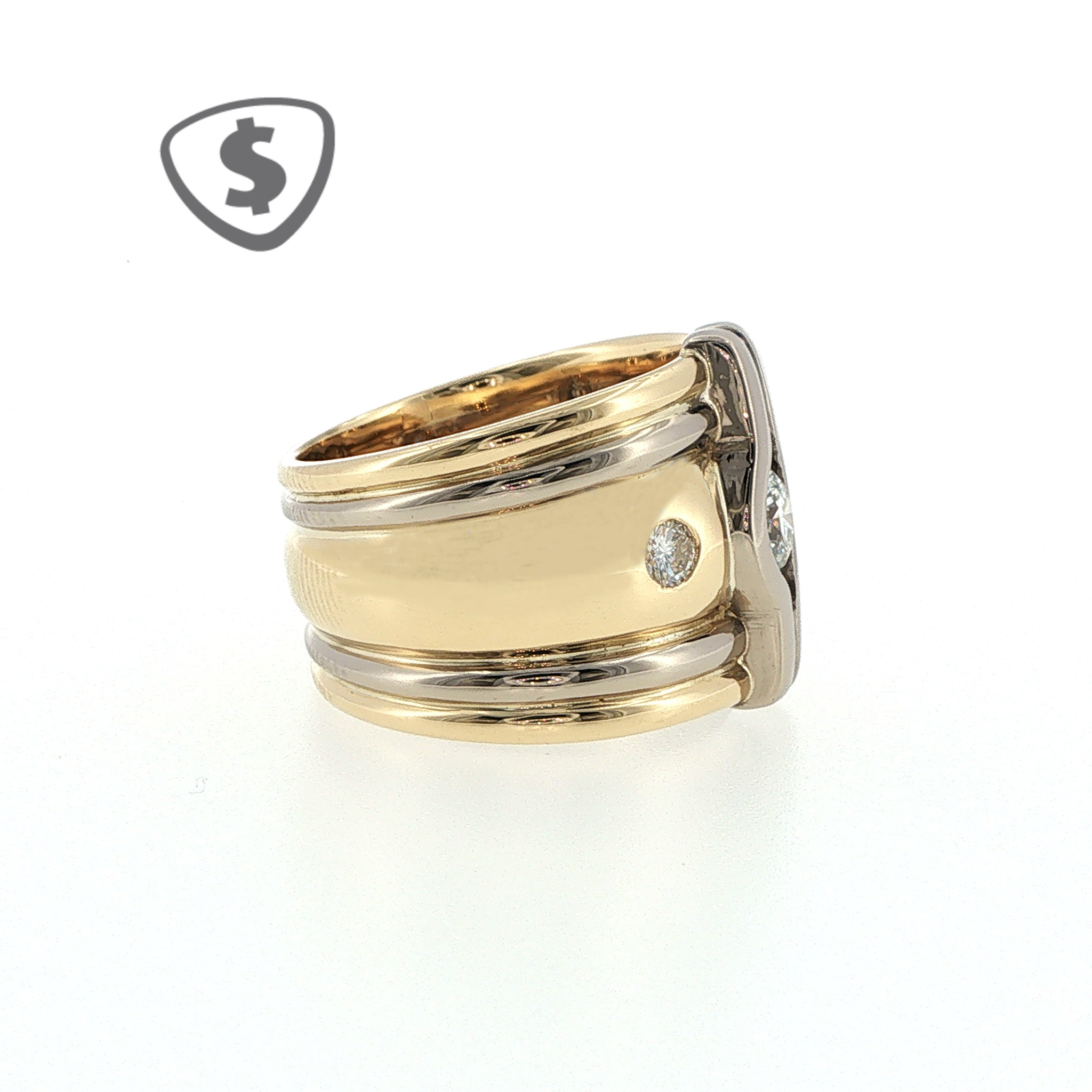 18ct Yellow Gold and Diamond Ring